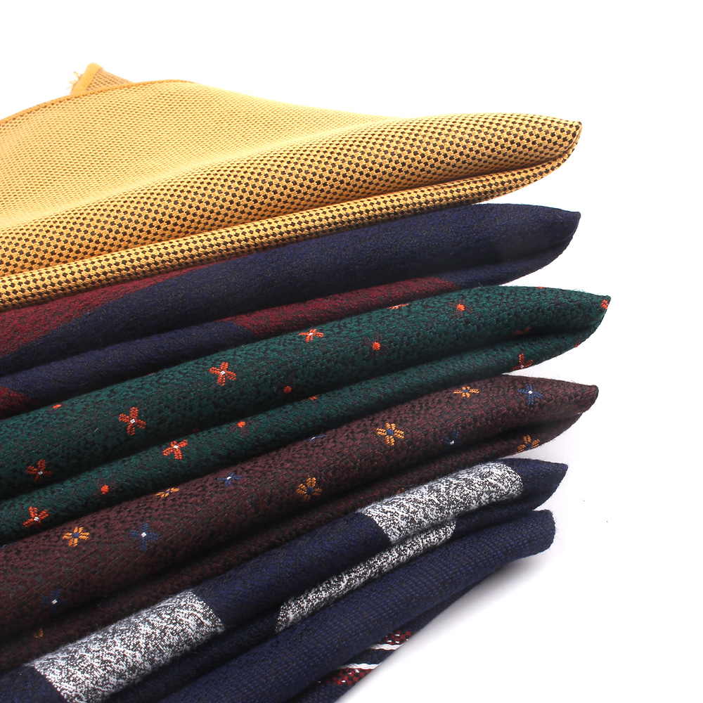 ผ้านุ่มพ็อกเก็ตสแควร์สำหรับผู้ชายผู้หญิงหน้าอกผ้าเช็ดตัวHankyสุภาพบุรุษHankiesผู้ชายชุดผ้าเช็ดหน้าการ์ตูนผ้าเช็ดตัวของขวัญ