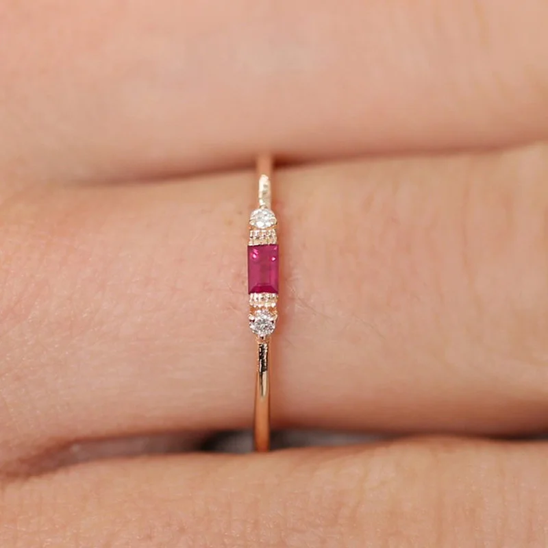 Anillo de Plata de Ley 925 a la moda, anillo de circón esmeralda para mujer, regalo de joyería