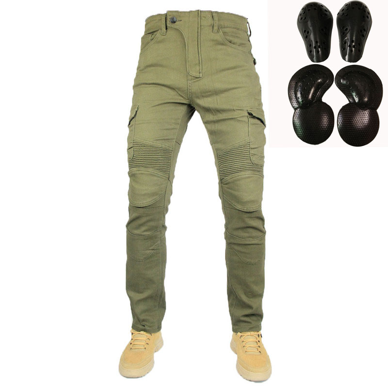 UGB06 Pantalones vaqueros para motocicleta, Pantalones vaqueros con plumas para Hombre, versión estándar, Pantalones para montar en Moto, Pantalón para montar en verano