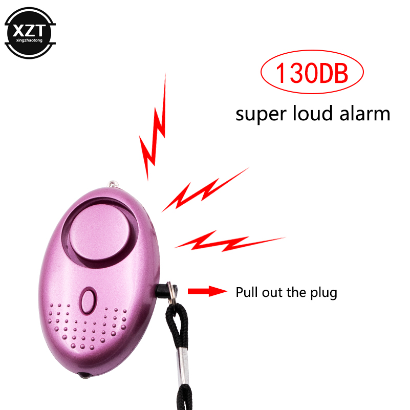 Cá Nhân Tự Vệ Báo Động 130 Db An Toàn Âm Thanh Nữ Sói Bảo Vệ Đèn LED An Toàn Báo Động Chống Mất Thiết Bị dành Cho Người Già Và Trẻ Em