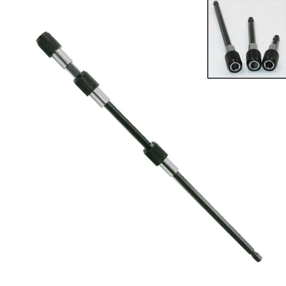 60-300Mm Nối Dài Tua Vít Mũi Giá Đỡ 1/4 Inch Từ Lục Giác Nối Dài Chuck Adapter Dành Cho Ốc Vít các Loại Hạt, Bộ Mũi Khoan