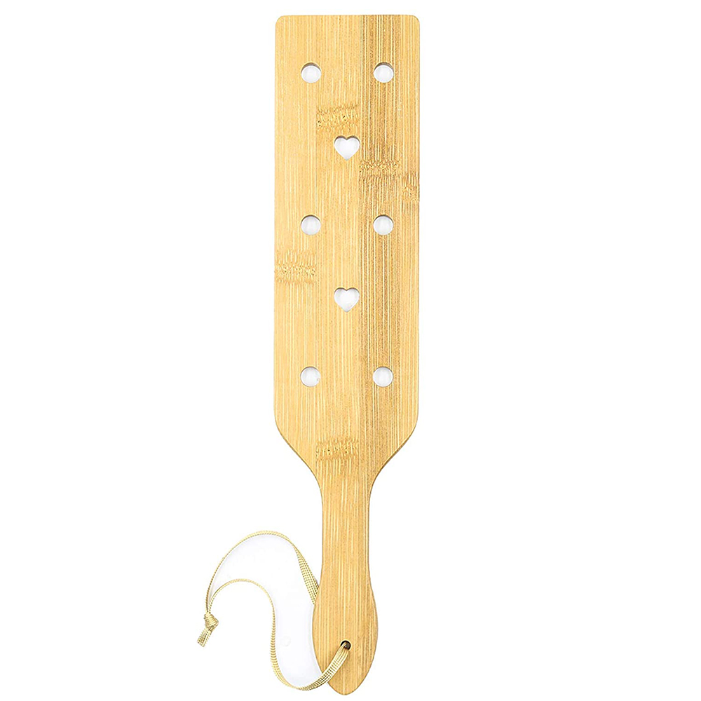 13.4Inch Gỗ Tre Mái Chèo Nhẹ Mỏng Gỗ Mái Chèo Với Luồng Không Khí Lỗ Cho Ánh Sáng Chơi, Cưỡi Ngựa Cưỡi Ngựa Bát