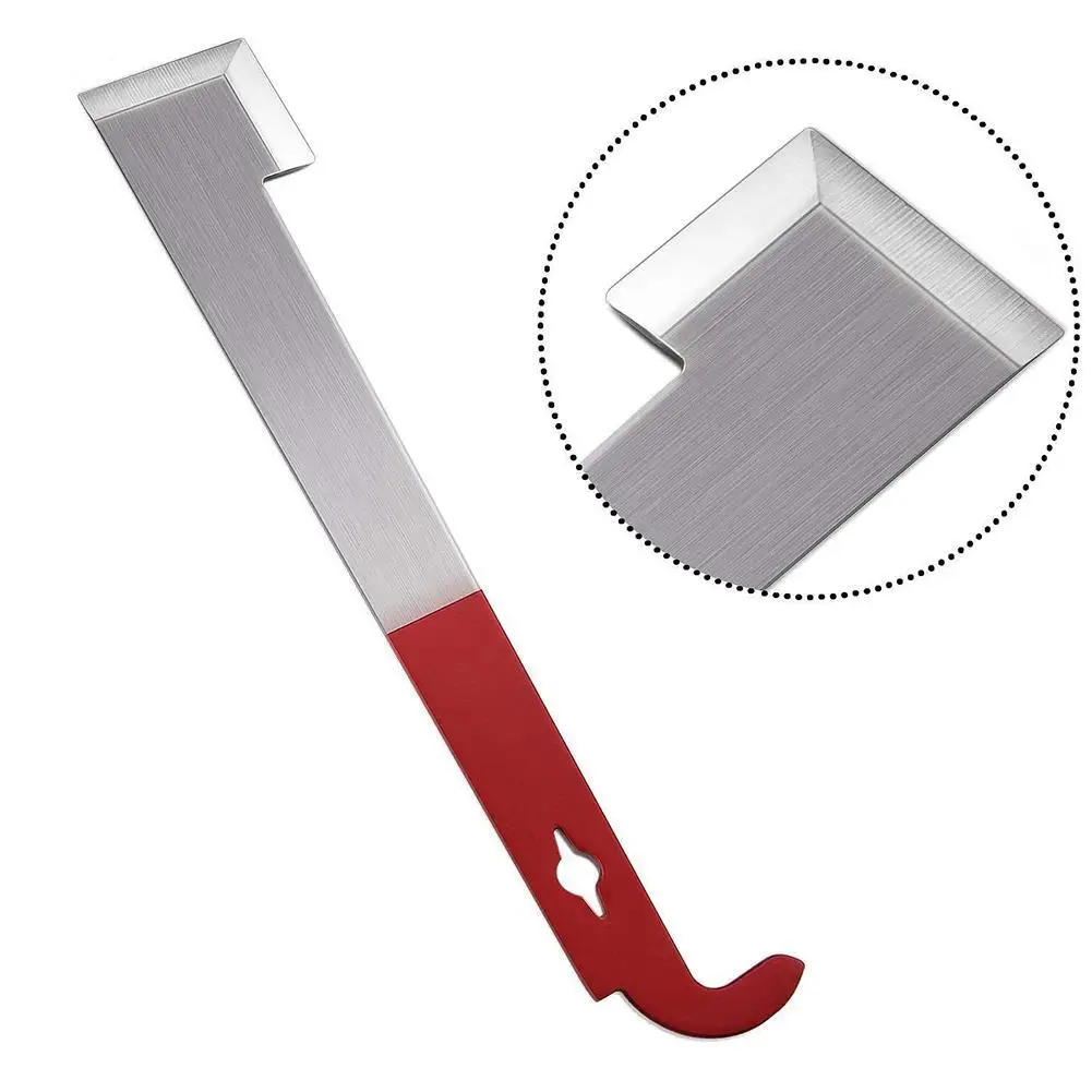 27Cm Nuôi Ong Thép Không Gỉ J Hình J-Loại Dụng Cụ Ong Đa Năng Móc Dụng Cụ Cong Đuôi Đỏ Tổ Ong Cạp Nuôi Ong u4K6