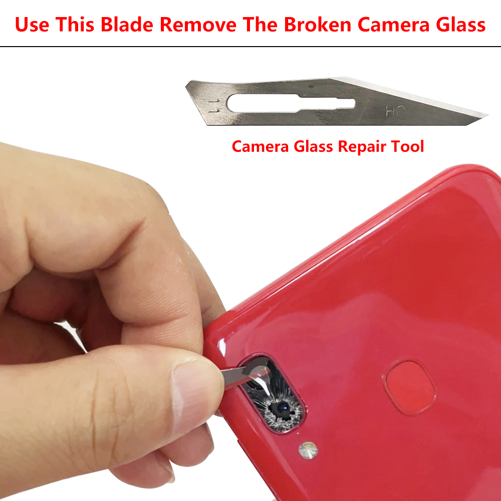 Mới Kính Camera Cho Samsung S8 S9 S10e S10 5G S20 Plus Cực Note 8 9 10 Lite Phía Sau camera Sau Kính Cường Lực Có Keo Dụng Cụ Sửa Chữa