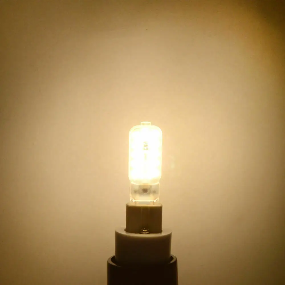5pcs/Lot G9 LED Bulb 3W 14LEDs Dimmable Silicone Lamp Clear/Milky White Shell Light Bulb Replace Halogen Lamps for Home 110/220V