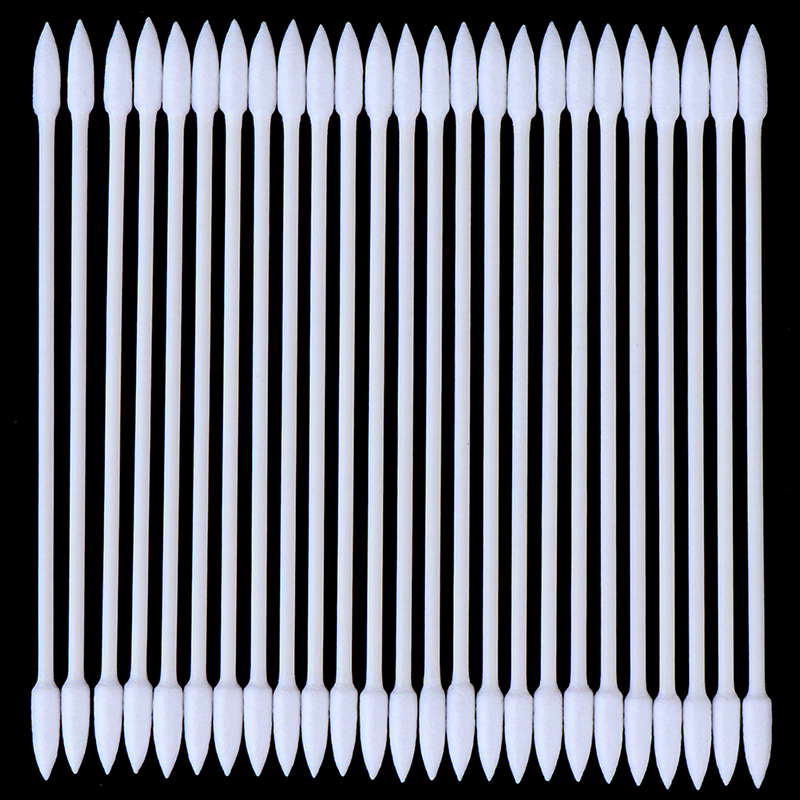25/100ชิ้น/ถุงทิ้งผ้าฝ้าย Swab เครื่องสำอางแต่งหน้าสุขภาพหูเครื่องประดับทำความสะอาด Sticks Buds เคล็ดลับผ้าฝ้าย swab