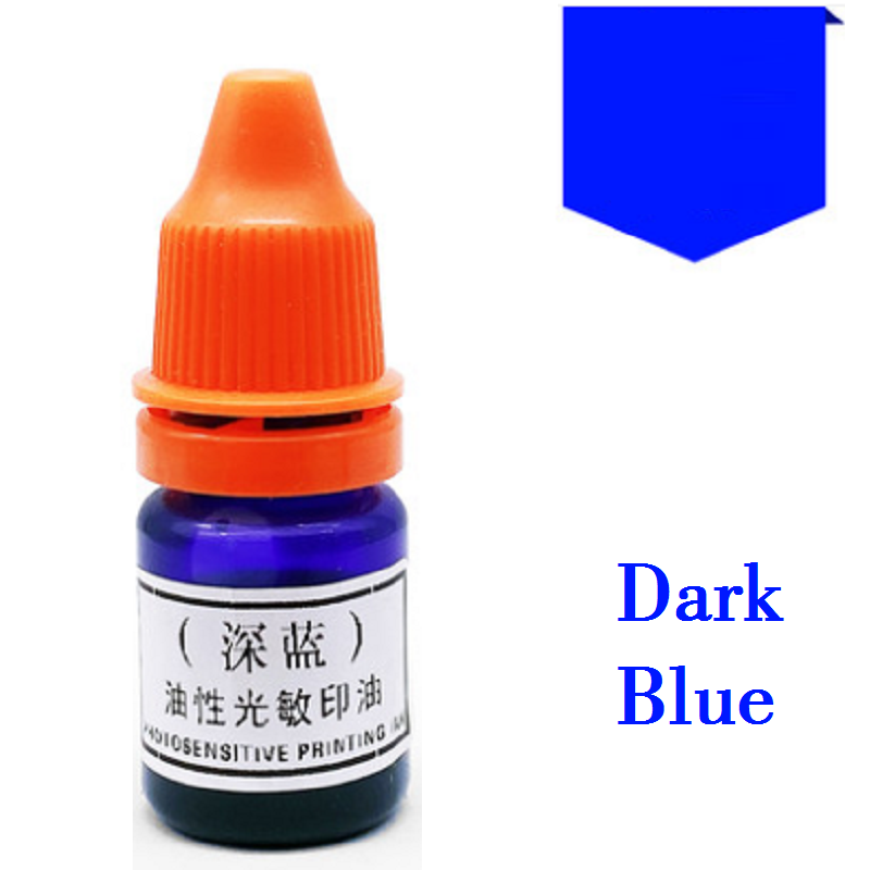 7Ml Lichtgevoelige Inkt Flash Voor Persoonlijke Naam Stempel, Heldere Kleuren, Hoge Dichtheid