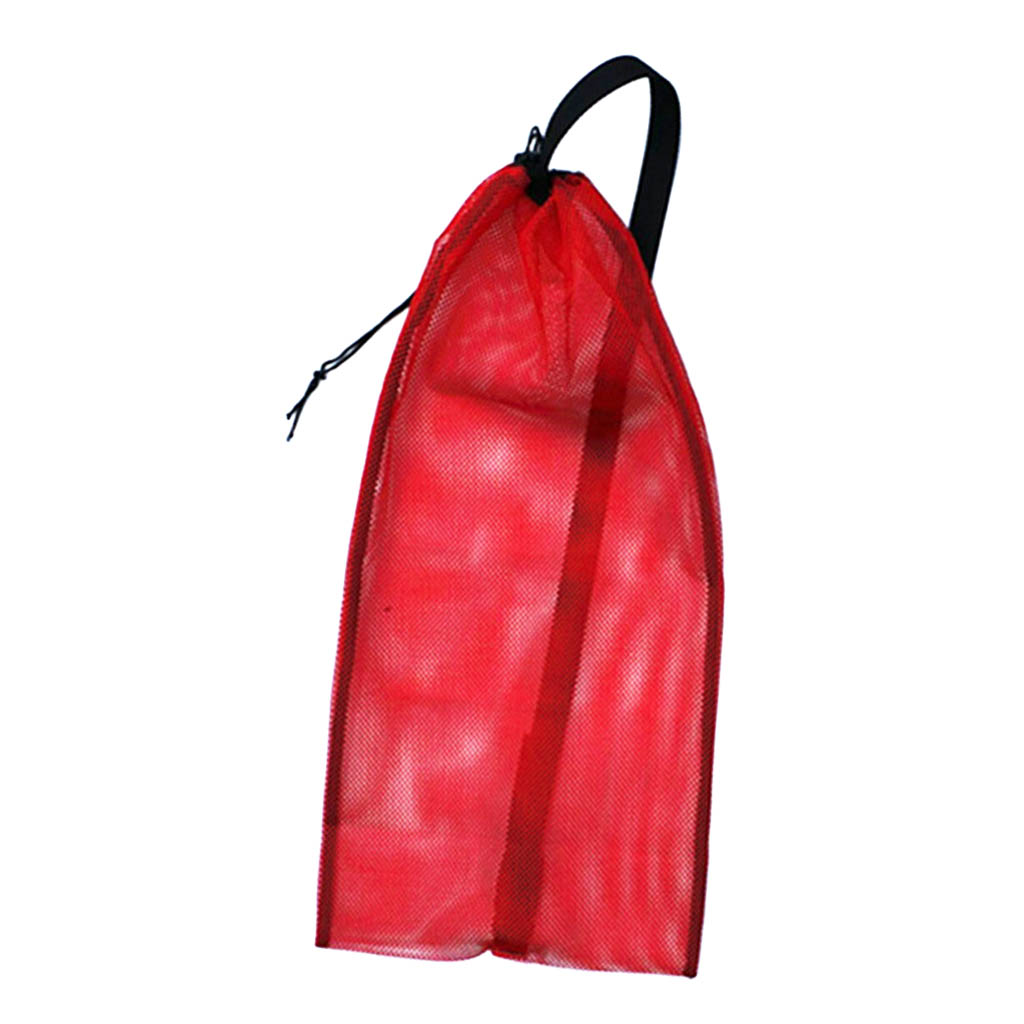 Bolsa de malla Bolsa de malla Bolsa de aletas de malla para buceo Snorkel Natación