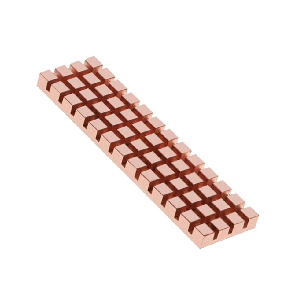 PC Notebook SSD Heat Sink For M.2 2280 PCI-E NVME With Thermal Pad Heatsink Computer Cooler Copper Radiator Accessory