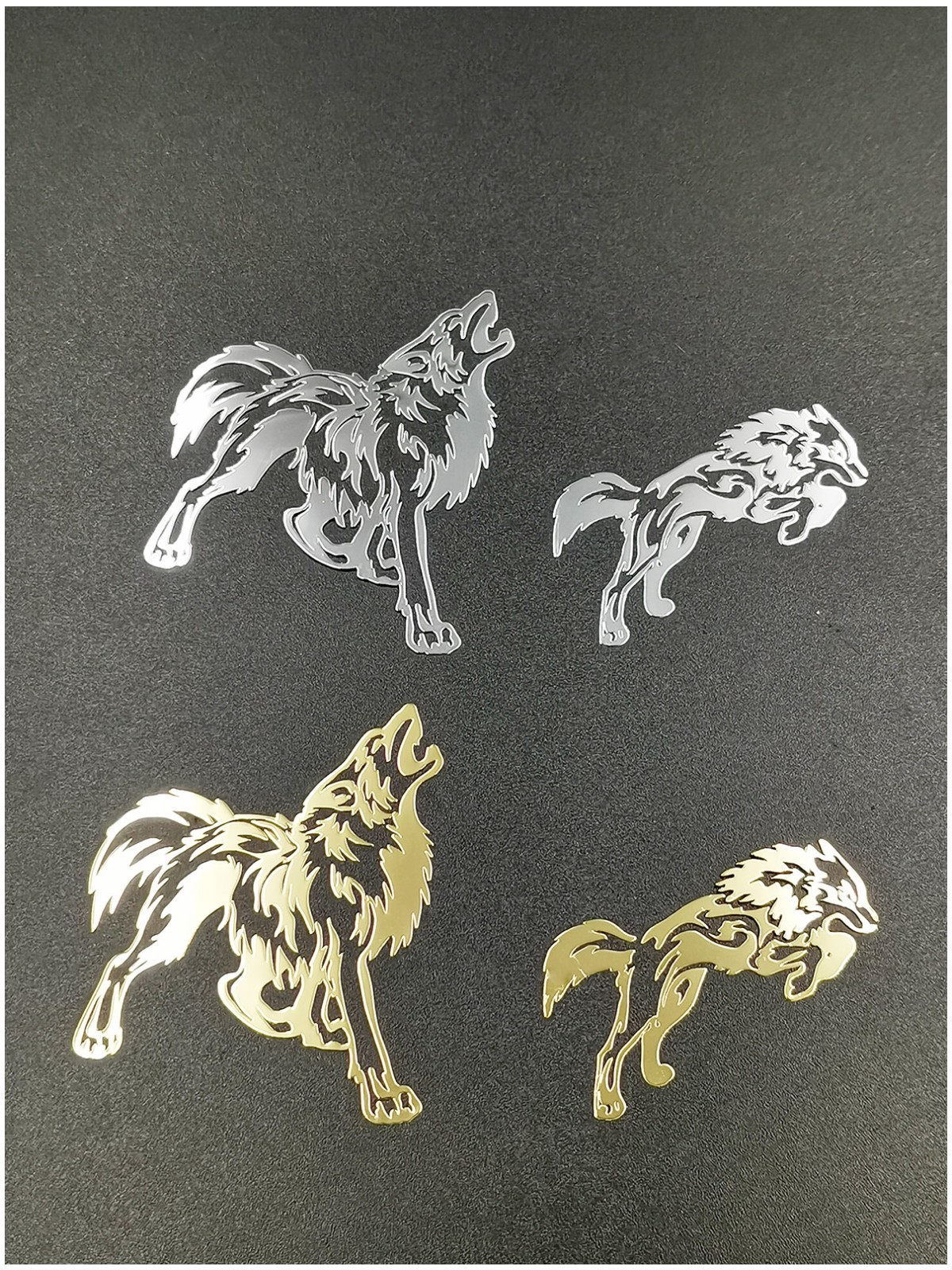 Stiker Anime ponsel, 2 buah logam derek terbang stiker ponsel stiker Anime untuk Laptop Iphone mobil IPAD atau helm stiker dekorasi rumah