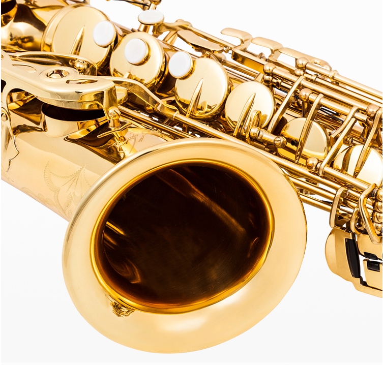 54 Kaliteli Fransa Yeni Altın Saksafon Eb Alto Saxophone Süper Oyun Müzik Aletleri Ağızlık Ile Hediye Çantası