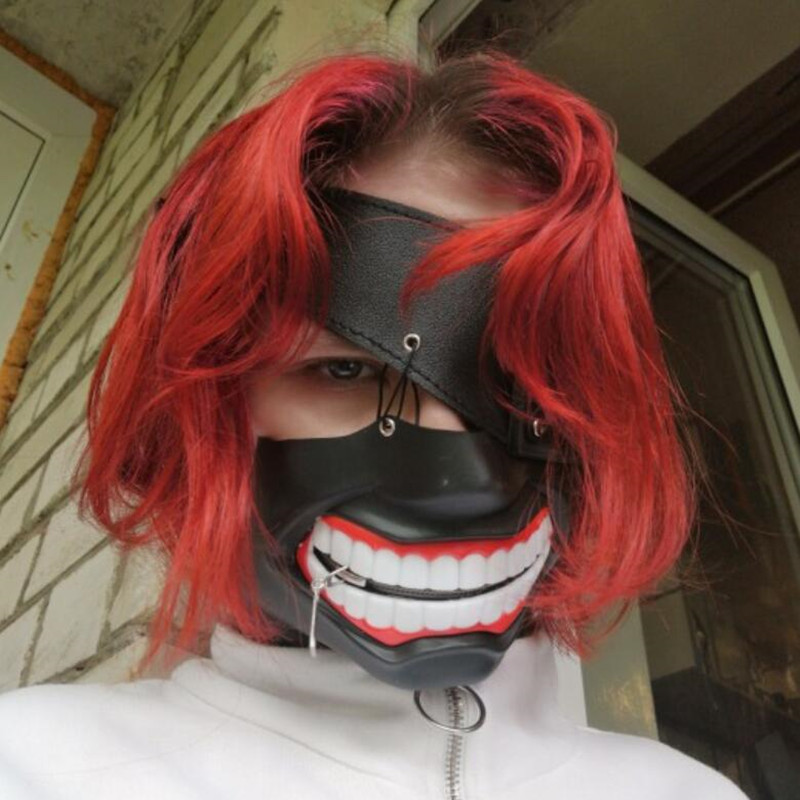 Anime Tokyo Ghoul Kaneki Ken Cosplay disfraces máscara máscaras de fiesta de Halloween