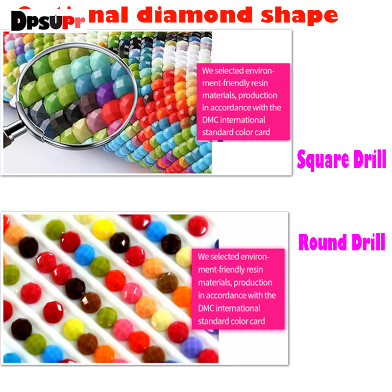 "Foto Kustom + Jam" Persegi Penuh/Putaran Lukisan Berlian Kruistik Kit 5D Gambar Bordir Pribadi Kustomisasi