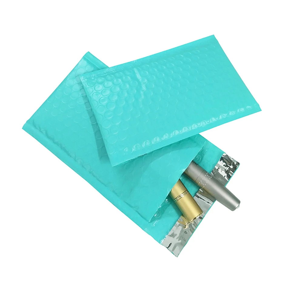 10PCS #000 4X8 "12X18ซม.สีม่วง Poly Bubble Mailer ซองจดหมาย Self Seal กล่องจดหมาย Bubble จัดส่งซองจดหมายซอง