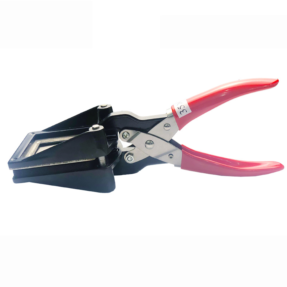 Pemotong Foto ID Genggam Tang Foto Paspor Kartu Bisnis Alat Pemotong Sudut Kanan Maks 50X50MM Tersedia Beberapa Ukuran Y