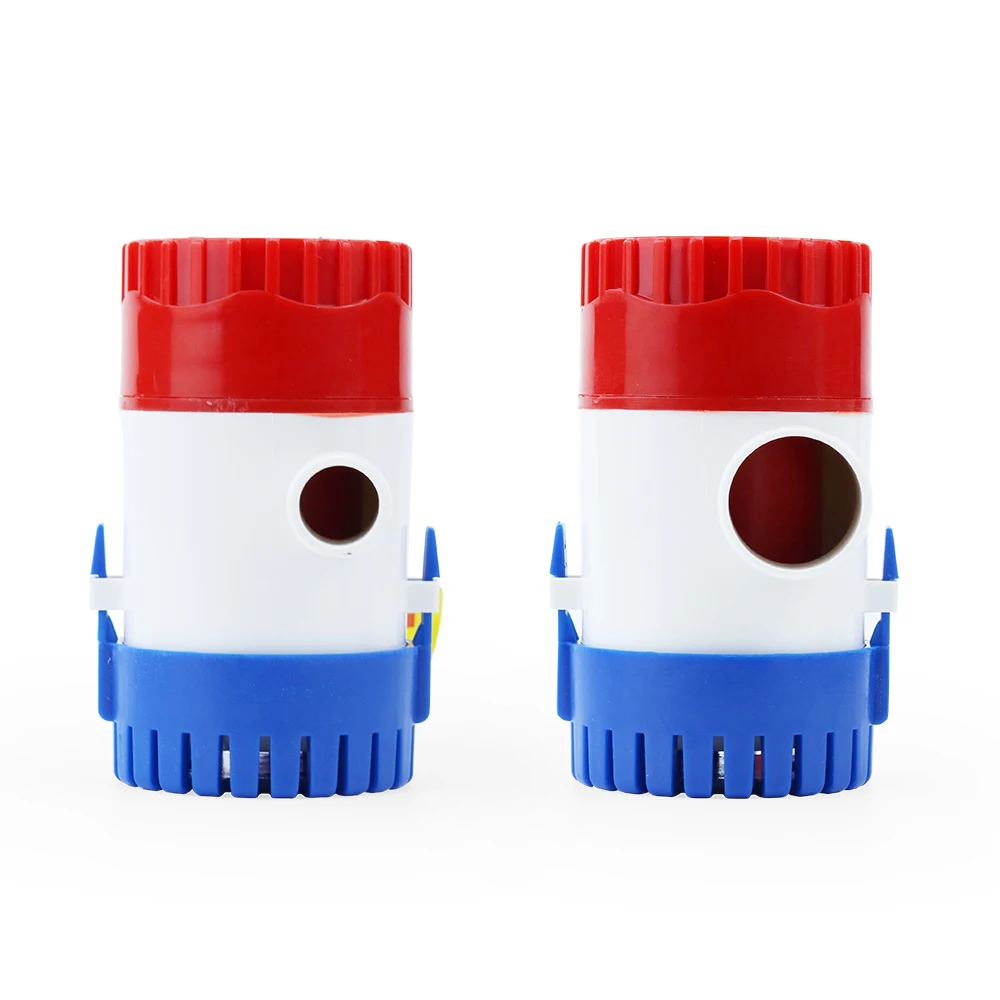 Mini bomba de esgoto marinha para barco submersível elétrico, 12v dc 500/750/1100 gph com sensor de interruptor flutuante para hidroavião, motor doméstico