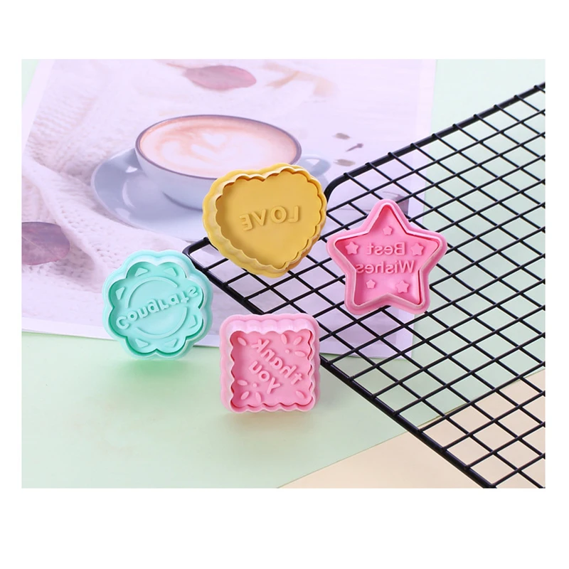 4 DIY 3D Động Vật Rau Trái Cây Họ Nhựa Chất Nhờn Khuôn Dụng Cụ Bộ Khả Năng Chơi Bột Đất Sét Đồ Chơi Giáo Dục Cho chidlren Tặng
