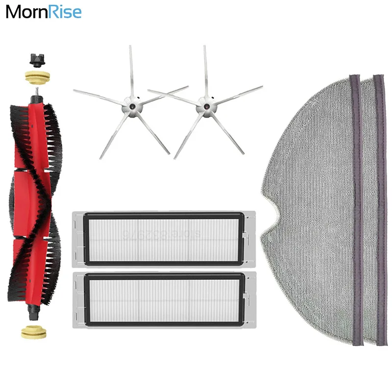 Đối Với Xiaomi Roborock S5 Max S6 S6 Maxv Phụ Kiện, Phụ Tùng Thay Thế, Máy Hút Bụi Thay Thế Kit, bàn Chải Con Lăn, Bộ Lọc HEPA, Lau Vải