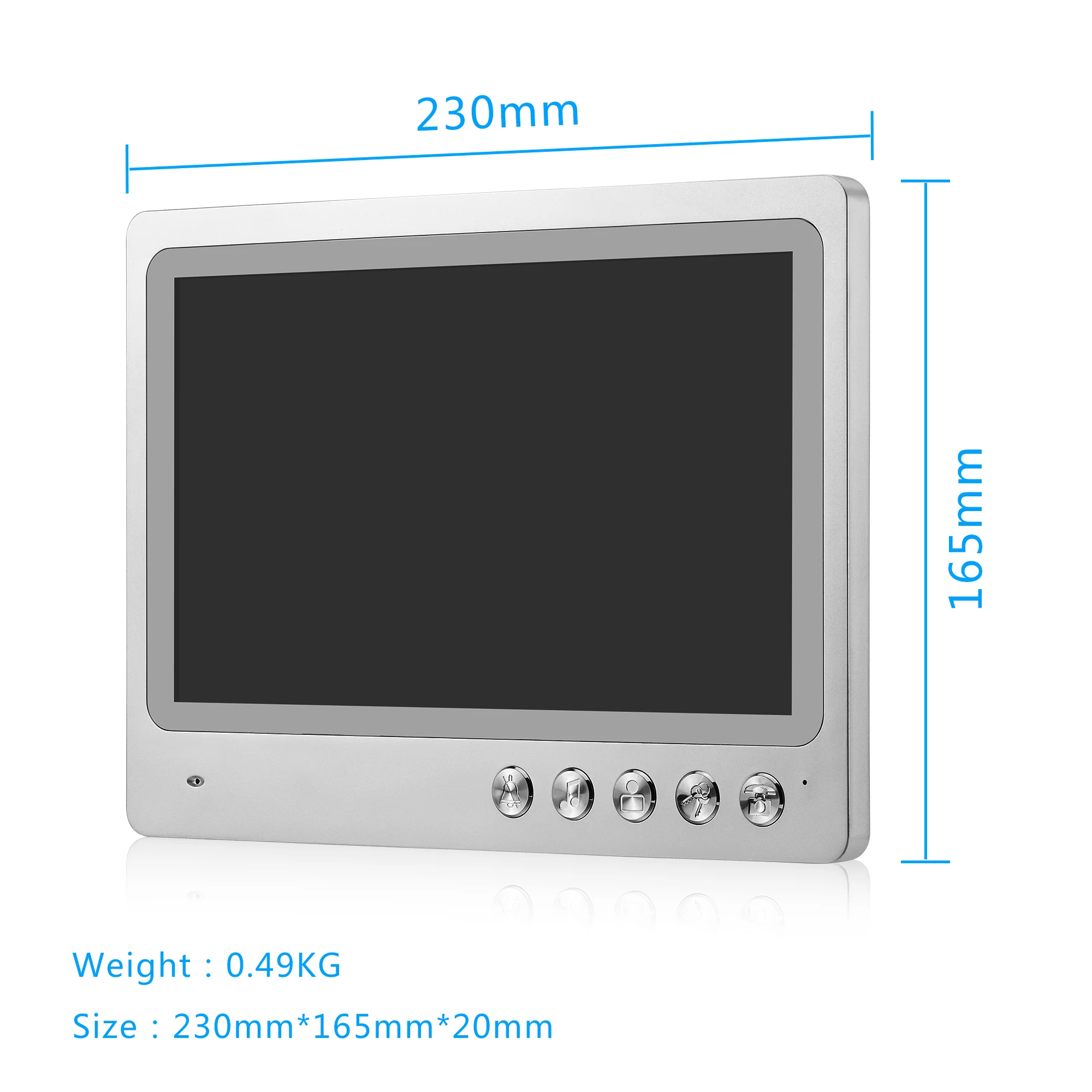 Tuya WiFi 9 inch Monitors 2/3/4 Apartment/Family Video Door Phone Intercom System IR Doorbell Waterproof Camera Access Control