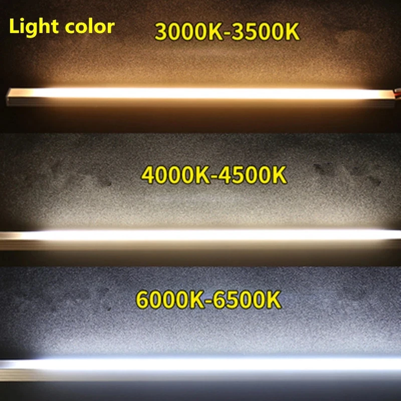 1-10 PZ Striscia rigida LED DC12V 50CM 20 pollici SMD5730 36 LED Striscia rigida a canale in alluminio LED piatto a forma di U/V per illuminazione interna
