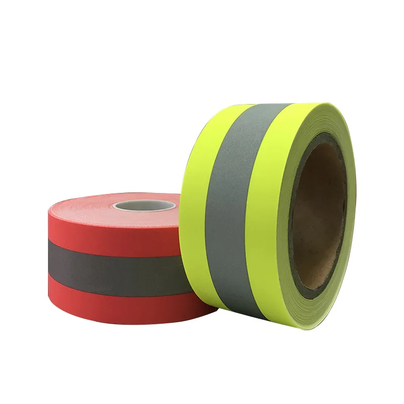 5Cm Flam Chống Dải Phản Quang Sáng Bạc Chống Cháy Vải Huỳnh Quang May Cho Lính Cứu Hỏa Của Quần Áo