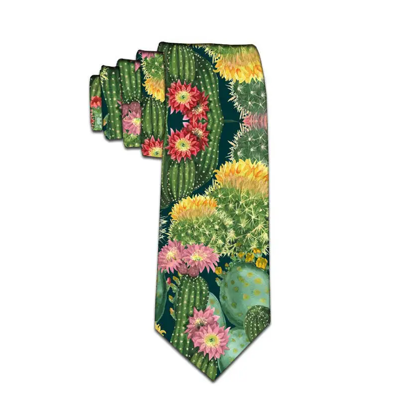 2020 Mới Thời Trang 8Cm Chiều Rộng Sáng Tạo 3D In Hình Cà Vạt Nam Tiệc Cưới Kinh Doanh Slim Polyester Quan Hệ Cho Nam vui Vẻ In Hình Cà Vạt