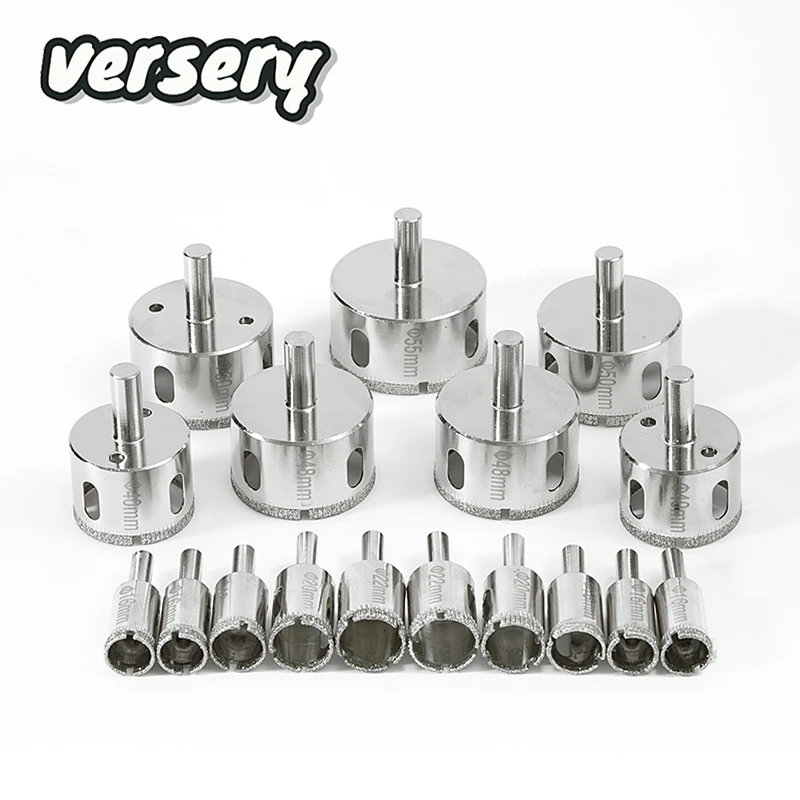 Chất Lượng Cao 1 3-200Mm Kính Core Cưa Lỗ Kim Cương Khoan Sử Dụng Cho Kính Cường Lực Đá Cẩm Thạch đá Hoa Cương Điện Dụng Cụ Khoan
