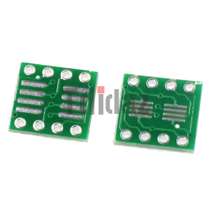 10 Chiếc Chì PCB Adapter Ban IC SMD Để Chấm So/Msop/Tssop/Soic/sop8 Sang Dip8 Cơ Thể Rộng Thân Hẹp 8pin