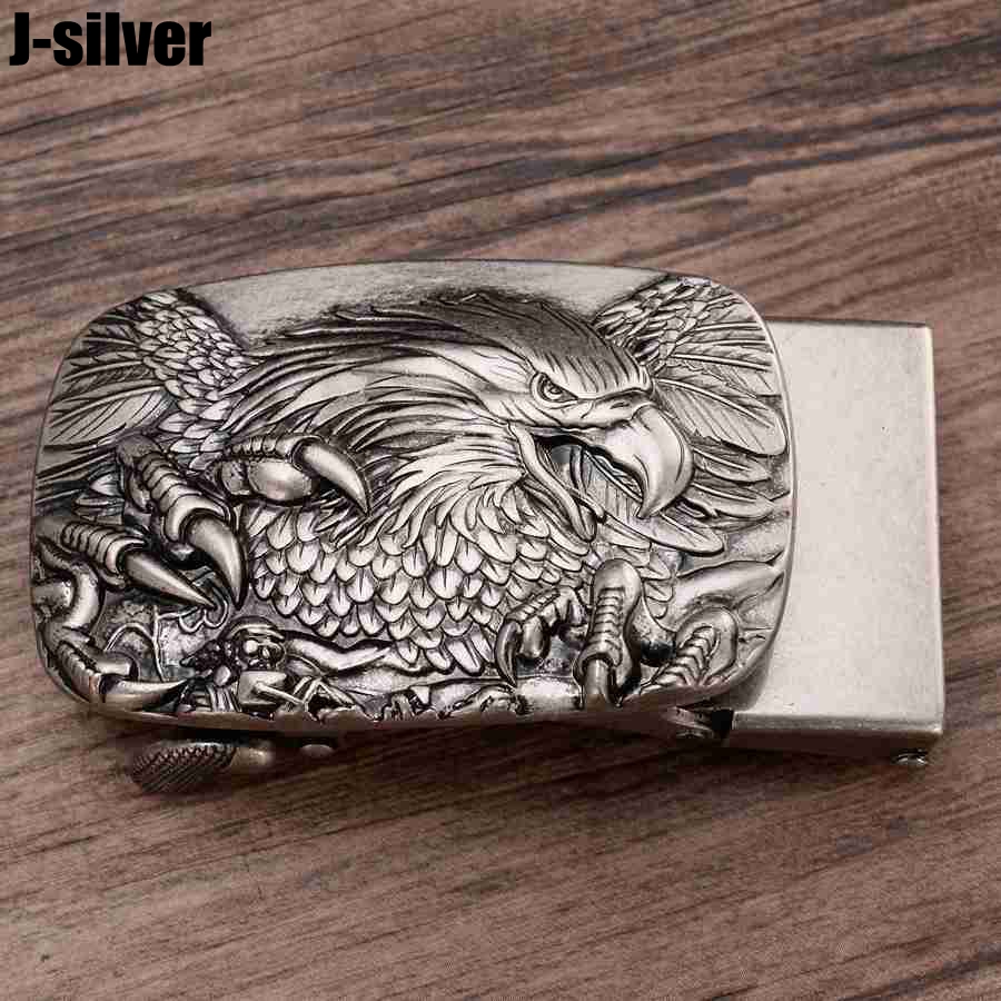 Hebilla de cinturón de aleación para hombre, hebilla de trinquete automática adecuada para cinturón de 3,3-3,6 cm