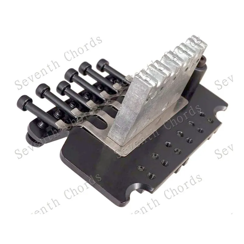 EIN Satz Tremolo Double Locking System Pulled Strings E-Gitarre Brücke Zubehör Teil 3 Farben