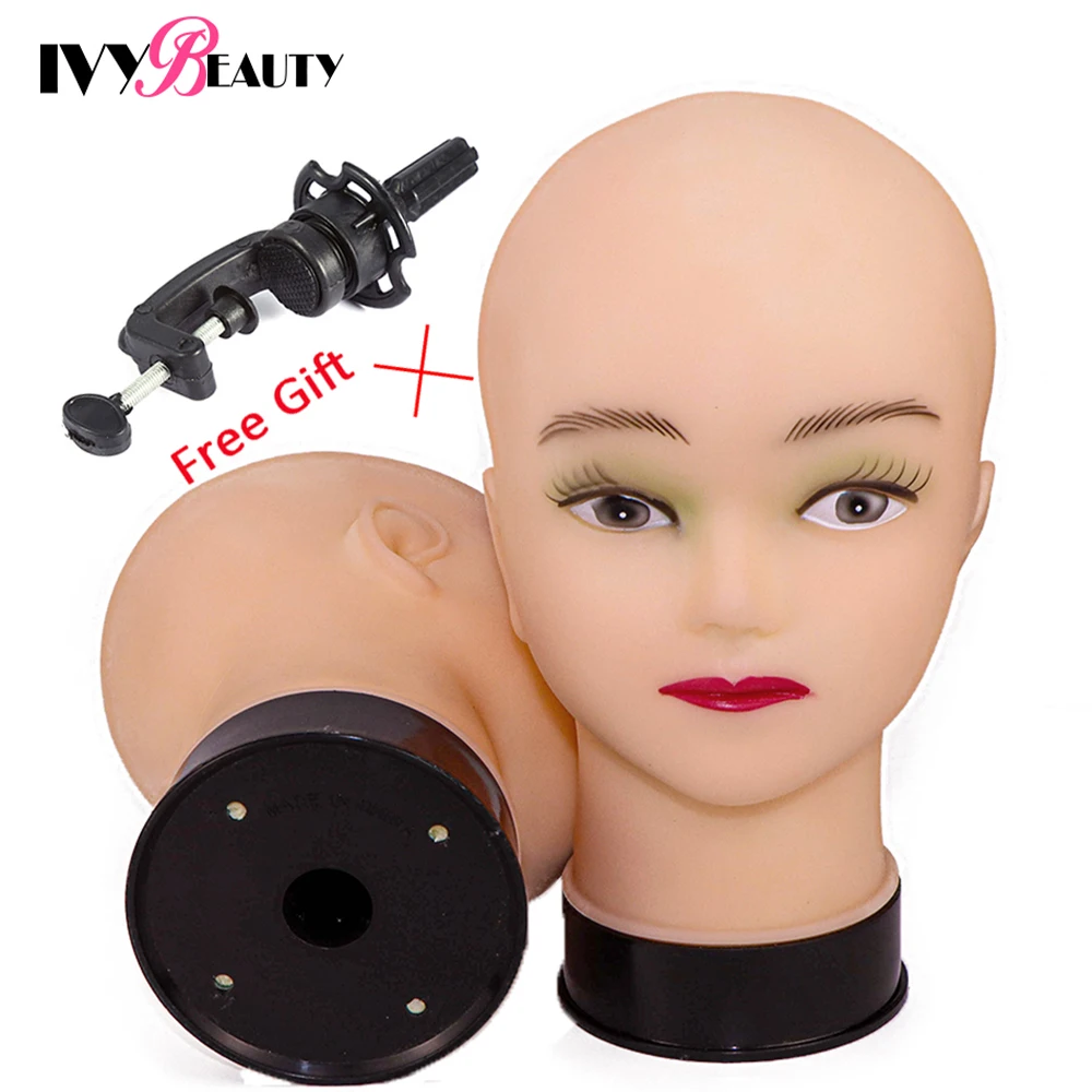 Bán Chạy Nữ Đầu Manocanh Với Bộ Tóc Giả Đứng Kẹp Cho Trang Điểm Thực Hành Thẩm Mỹ Manikin Đầu Cho Tóc Giả Xinh Xắn Hiển Thị Ngày cm