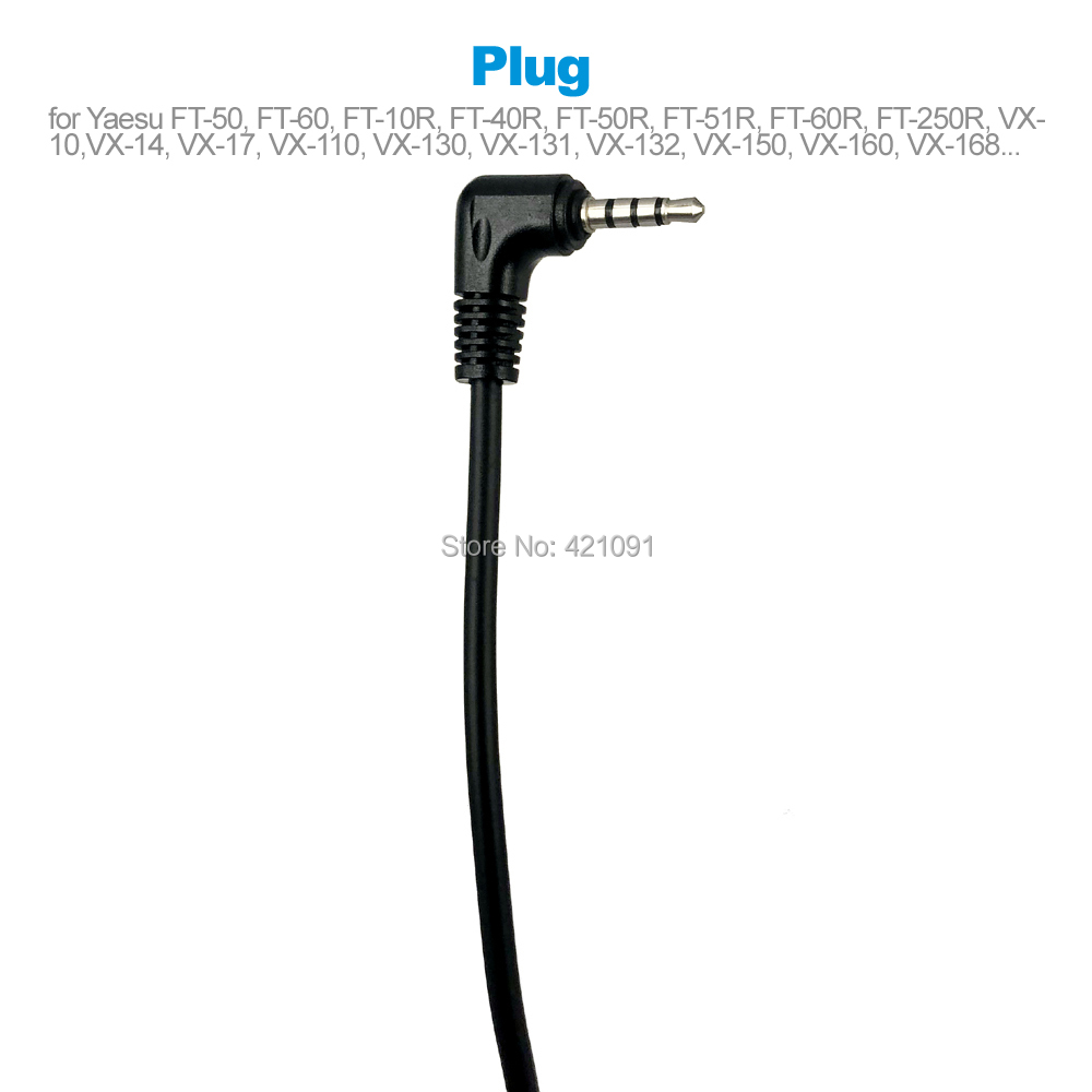 Micrófono PTT para walkie-talkie, altavoz de radio para YAESU VERTEX VX-3R, FT-60R, FT1DR, FT2DR, VX-10, VX-17, VX-110, VX-150, VX-130, novedad