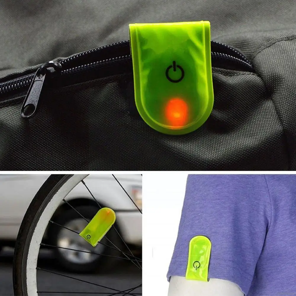 Nóng Thể Thao Ngoài Trời Ánh Sáng Led An Toàn Phản Quang Từ Dạo Phố Đi Xe Đạp Xe Đạp Kẹp Chạy Phản Quang Chạy Nhấp Nháy