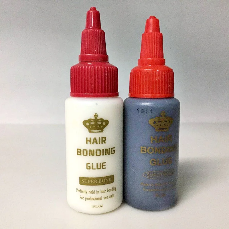 Pegamento para cabello para peluca de encaje, resistente al agua, 1/2/oz