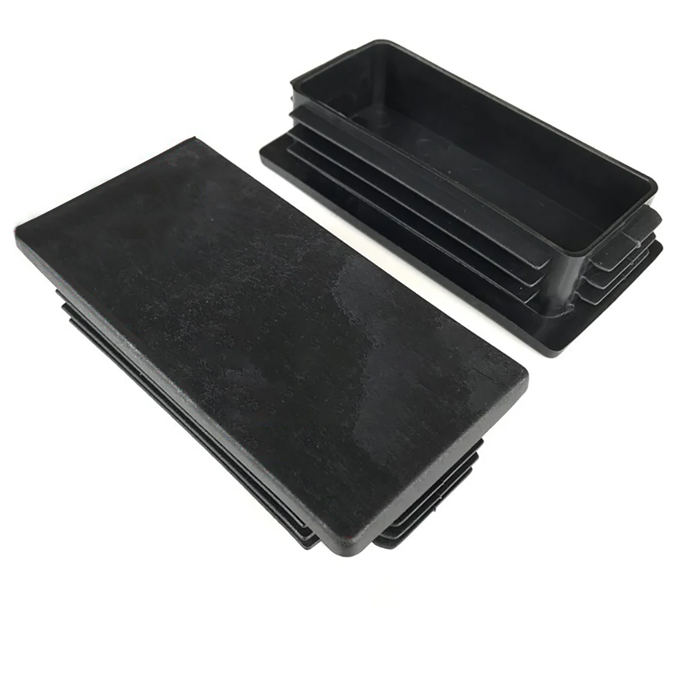 1/2/5/10 Cái 60X60Mm 60X80Mm 60X100Mm 60X120Mm Nhựa Đen Tẩy Trống Cấp Mũ Ống Ống Dạng Cắm Bung