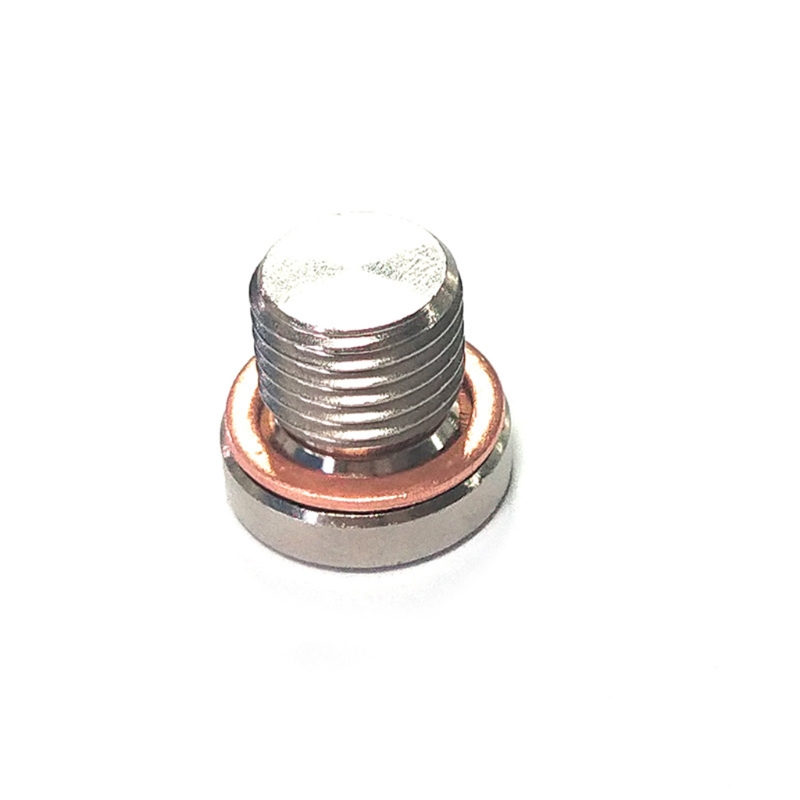 O2 Sensor Auspuff Cap Edelstahl M12x 1,25 Sauerstoff Breitband Bung Stecker Hex Kopf Geeignet für Universal Motorrad Auto