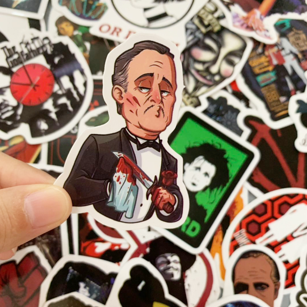 10/30/50 個クラシック映画ステッカー荷物のラップトップアート絵画キルビルパルプフィクションポスターステッカー防水スケートボード