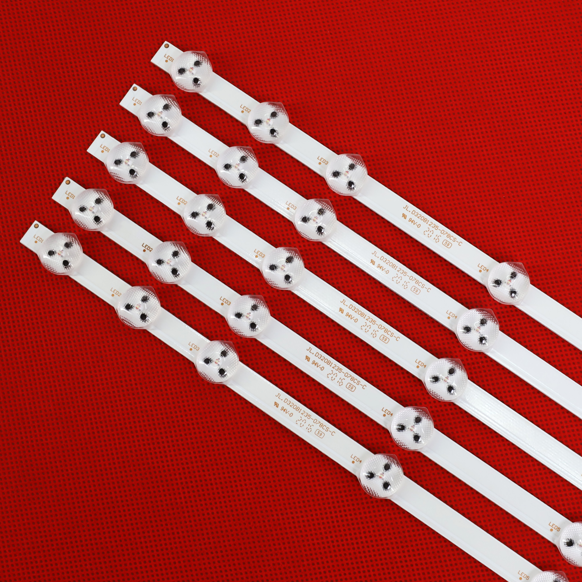 10 Uds x 32 pulgadas tira de LED para iluminación trasera reemplazo para VESTEL 32D1334DB VES315WNDL-01 VES315WNDS-2D-R02 VES315WNDA-01 11-LED 574mm
