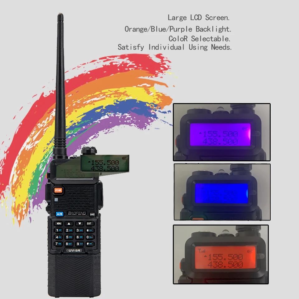 Baofeng-walkie-talkie de largo alcance, UV-5R profesional de 5W/10W, opcional, Uv 5r, bidireccional, Radio CB Ham