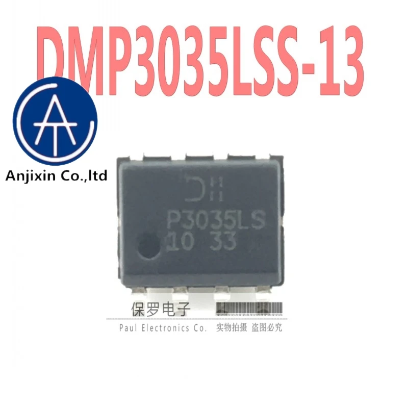 100% original y newMOS, DMP3035LSS-13, P3035LS, SOP-8, 10 Uds., stock real