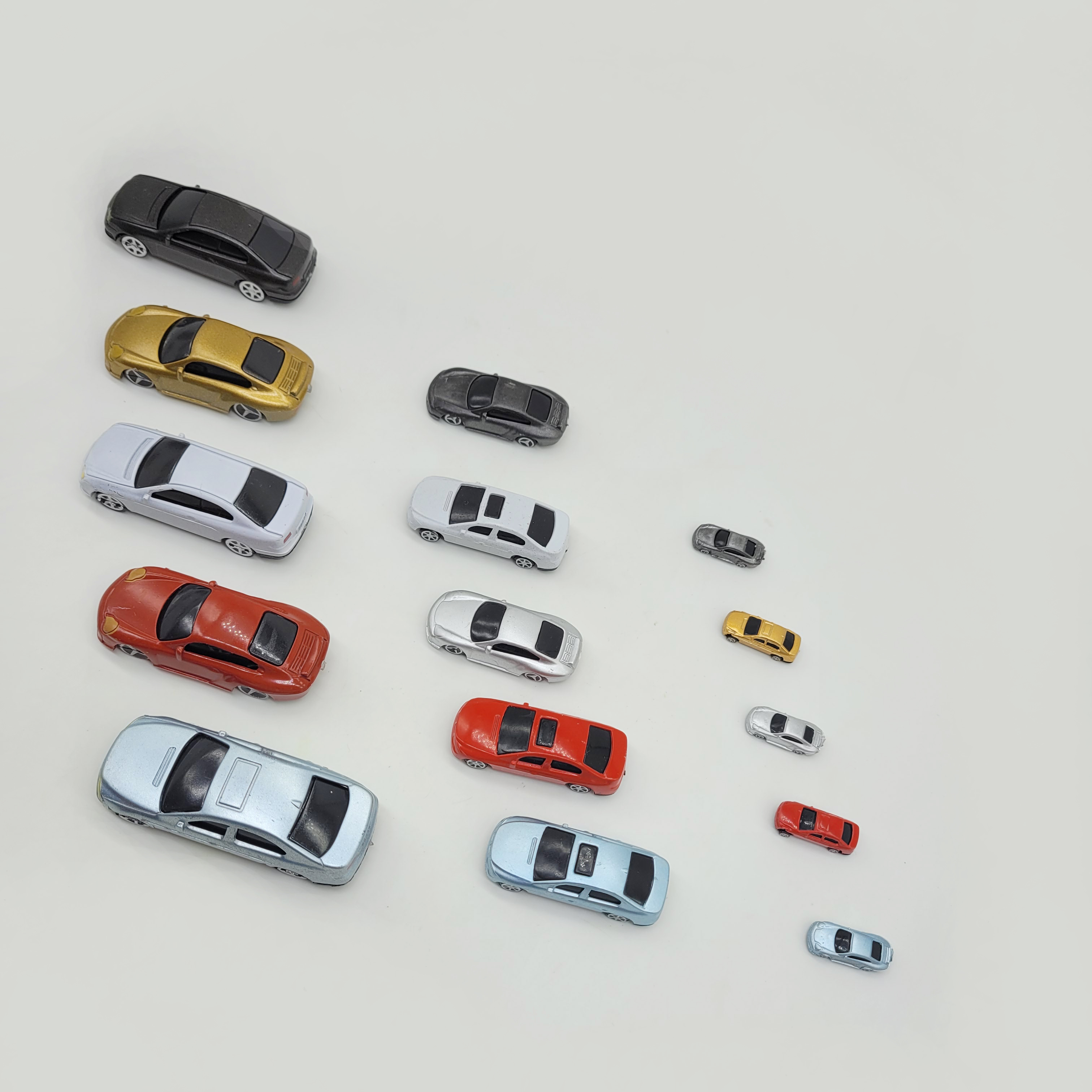 5 個モデルカーミニチュア建築車両鉄道列車レイアウト風景 HO/TT/N スケールおもちゃギフト 1:75 1:87 1:100 1:150 1:200
