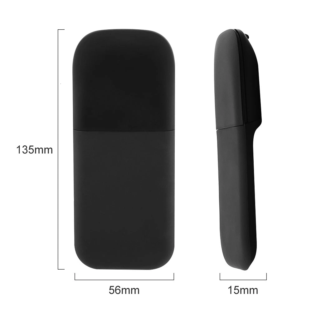Bluetooth 4.0 Gấp Chuột Không Dây Vòng Cung Cảm Ứng Con Lăn Máy Tính Silent Chuột Ergonomic Ôm Laser Mini Chuột Cho Microsoft Bề Mặt