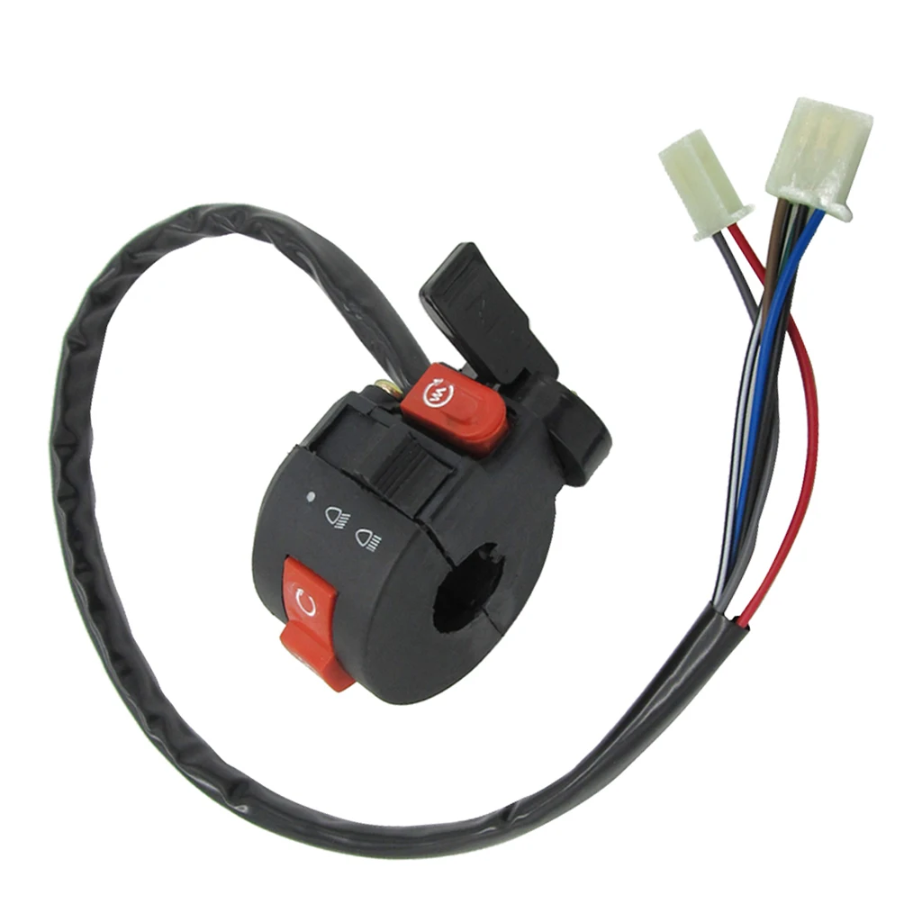 Interruptor esquerdo para ATV Quad Wheeler, 3 funções, 7 fios, 50 cc, 70 cc, 90 cc, 110 cc, 125cc, TaoTao SunL