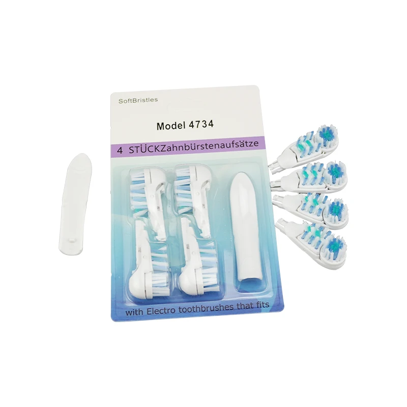 4 Cái/gói EB-25A Nhạy Cảm Vệ Sinh Bàn Chải Đánh Răng Điện Đầu Bàn Chải SB-417A Chăm Sóc Răng Miệng Cho Răng Miệng B Sức Sống Dual Clean