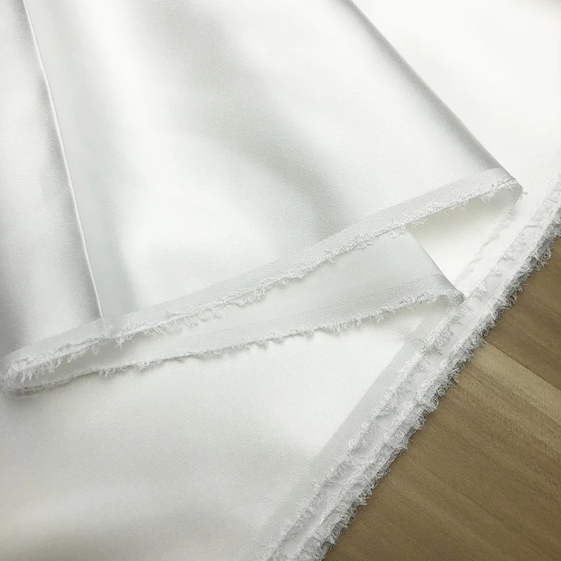 1 Đồng Hồ DIY May Cung Cấp 100% Lụa Thiên Nhiên Trắng Undyed Satin Trắng Khăn Vải Kèm Áo Nguyên Chất Lụa Charmeus