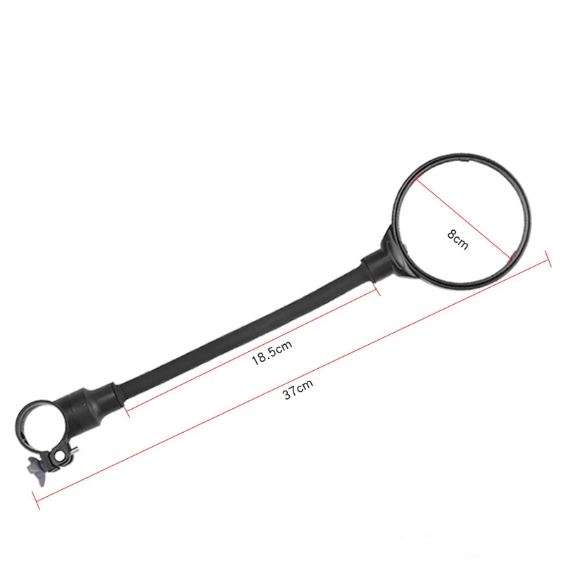 Bicycle Rear View Mirror MTB Road Bike Rearview Handlebar Mirrors Bike Accessories 360° Adjustable Cycling Rear View Mirror Part