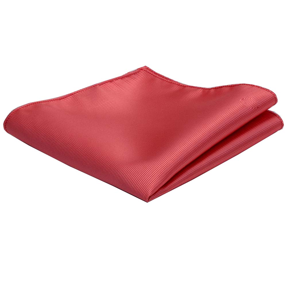 Classic 25*25CM Men's Plain Silk Handkerchief Solid Pocket Square Fashion Men Hanky For Wedding Party Chest Towel
