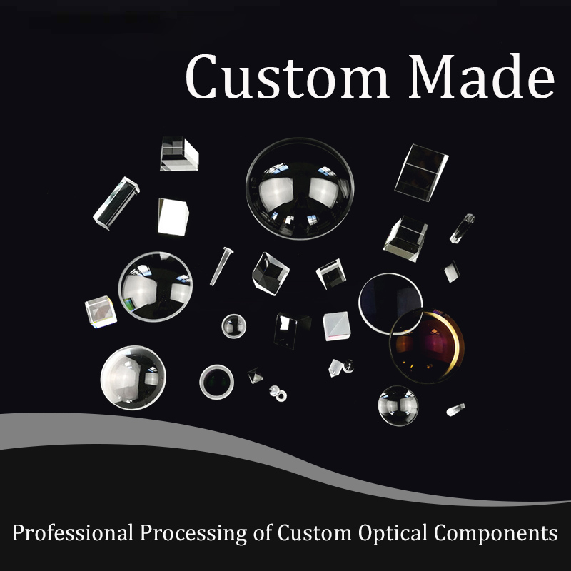 Optik Lensa Cembung Kaca Pembesar K9 Kaca Warna Prisma Kustomisasi Dukungan