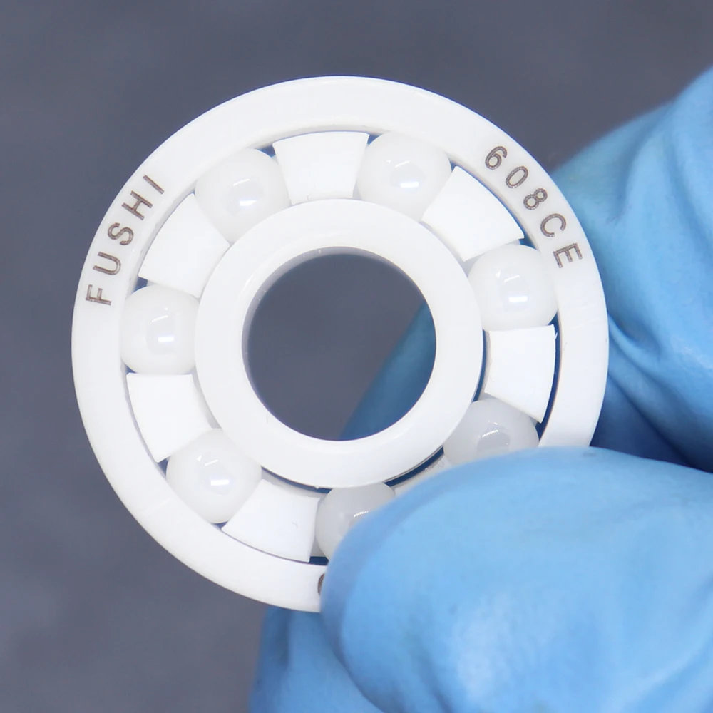 608 Full Ceramic Chịu Lực 8*22*7 Mm (2 Chiếc) zrO2 Chất Liệu 608CE 8*22*7 Mm Zirconia Gốm Vòng Bi