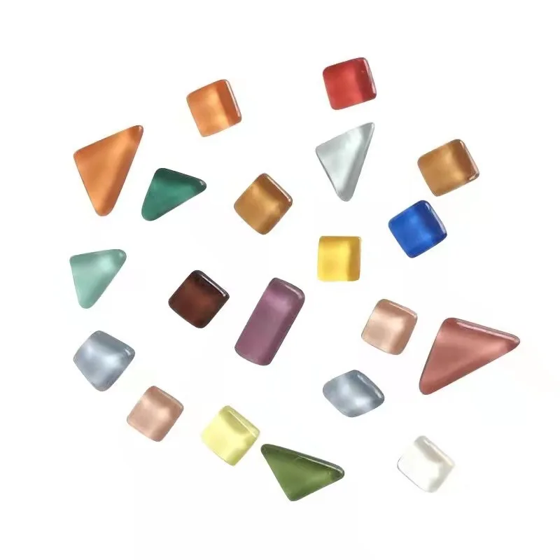 Tinh Tế Đóng Hộp 20 Chiếc Màu Rằn Ri Nâu Đất Kính Không Đều Pushpin Từ Tủ Lạnh Công Sở Dễ Thương Tin Nhắn Miếng Dán